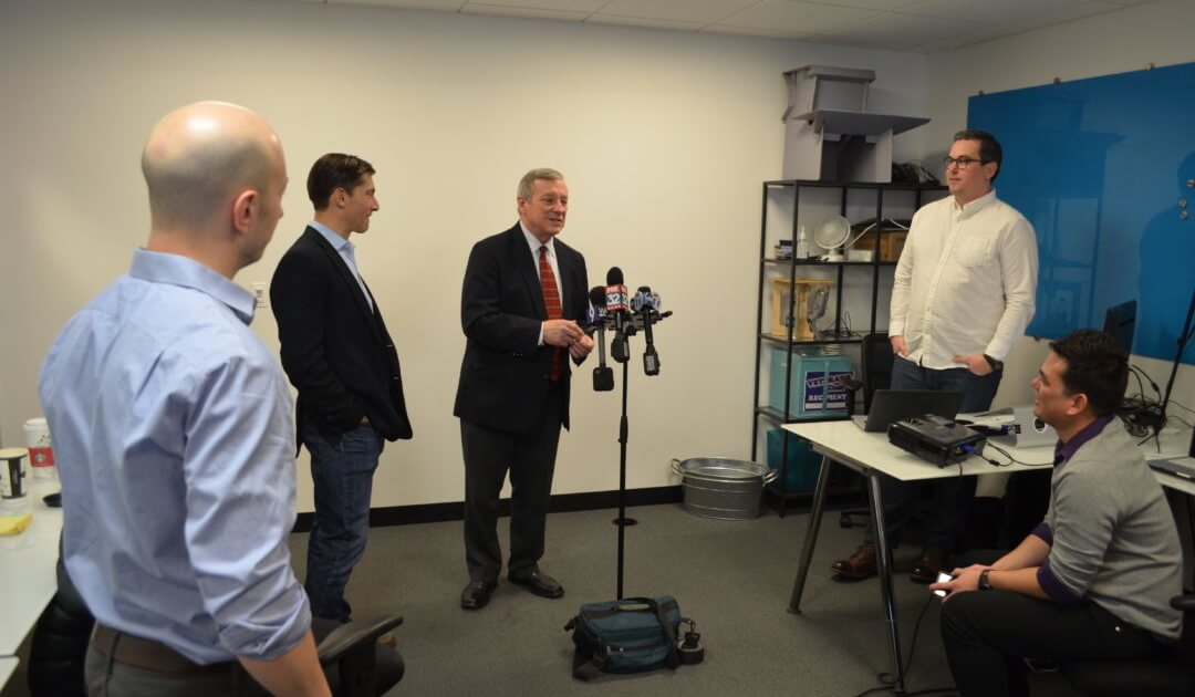 U.S. Sen. Durbin Talks Tech Education and Jobs at Code Platoon