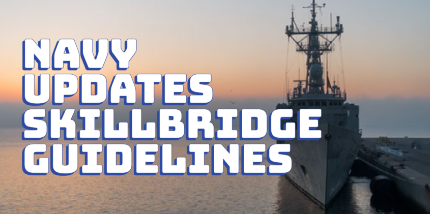 Navy Updates Skillbridge
